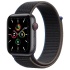 Apple Watch SE GPS + Cellular, Caja de Aluminio Color Gris Espacial de 44mm, Correa Deportiva Carbón  1