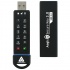 Memoria USB Apricorn Aegis Secure Key 3.0, 120GB, USB 3.2, Negro