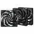 Ventilador Arctic Cooling P12 Slim PWM PST, 3x 120mm, 2100RPM, Negro  1