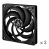 Ventilador Arctic Cooling P12 Slim PWM PST, 3x 120mm, 2100RPM, Negro  2