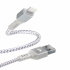 Argomtech Cable USB-A Macho - Lightning Macho, 1.8 Metros, Blanco  1