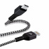 Argomtech Cable USB-C Macho - Lightning Macho, 1.8 Metros, Negro  1