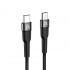 Argomtech Cable USB-C Macho - USB-C Macho, 1.8 Metros, Negro  2