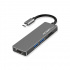 ArgomTech Hub USB-C Macho, 1x HDMI, 2x USB 3.0, 1x SD, 1x MicroSD, Gris  1
