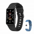 Argomtech Smartwatch Skeiwatch B20, Touch, Bluetooth 5.0, Negro - Incluye 2 Correas Negro/Rosa  1