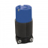 Leviton Clavija de Media Vuelta 8810510, 250V, 15A, Negro/Azul  1