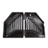 Argos Juego de Llave Hexagonal 8861004, 0.028 - 3/8"/0.7 - 10mm, 30 Piezas, Cromo Vanadio