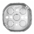 Argos Caja Condulet 9840130, 1 Puerto, 1/2", Acero