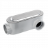 Argos Caja Condulet 9840715, 2 Puertos, 3", Aluminio