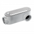 Argos Caja Condulet 9840720, 2 Puertos, 4", Aluminio