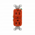 Arrow Tomacorriente IG5262RN, 2 Enchufes, 125V, 15A, Rojo  1