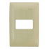 Arrow Hart Placa para Pared 100-6201V, 1 Puerto, 1 Pieza, Marfil