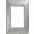 Arrow Hart Placa para Pared 100-6204NS, 1 Puerto, 1 Pieza, Plata