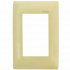 Arrow Hart Placa para Pared 100-6204NV, 1 Puerto, 1 Pieza, Marfil