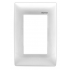 Arrow Hart Placa para Pared 100-6204W, 3 Puertos, 1 Pieza, Blanco