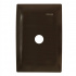 Arrow Hart Tapa para Pared 100-6207BK, 1 Puerto, 1 Pieza, Negro