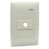Arrow Hart Placa para Pared 100-6207V, 1 Puerto, 1 Pieza, Marfil