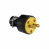 Arrow Hart Clavija Recta, 15A, 127V, Nema 1-15P, Negro/Amarillo  2