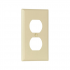 Arrow Hart Placa para Pared 2132V, 2 Puertos, 1 Pieza, Marfil - Imagen adicional 1