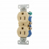 Arrow Hart Tomacorriente 270V, 2 Enchufes, 125V, 15A, Blanco - Imagen adicional 2