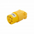 Arrow Hart Conector de Vinyl 4228-BOX, 20A, 125V, Amarillo  3