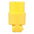 Arrow Hart Conector de Vinilo 4887-BOX, 15A, 125V, Amarillo  4