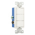 Arrow Hart Interruptor Triple 7729W-BOX, 120 - 277V, 15A, Blanco  3
