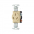Arrow Hart Tomacorriente 805V, 1 Enchufes, 125 - 250V, 20A, Marfil - Imagen adicional 2