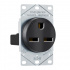 Arrow Hart Tomacorriente AH1234BK-BOX, 1 Enchufes, 250V, 30A, Negro - Imagen adicional 1
