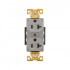 Arrow Hart Tomacorriente AH5362GY, 2 Enchufes, 125V, 20A, Gris
