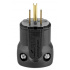 Arrow Hart Clavija, 15A, 125V, Nema 5-15P, Negro/Blanco  1