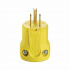 Arrow Hart Clavija Recta, 15A, 125V, NEMA 5-15R, Amarillo  1