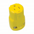 Arrow Hart Conector de Nylon AH5969CR, 15A, 125V, Amarillo  5
