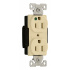 Arrow Hart Tomacorriente AH8200V, 2 Enchufes, 125V, 15A, Marfil  2