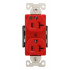 Arrow Hart Tomacorriente AH8300RD, 2 Enchufes, 125V, 20A, Rojo  1