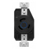 Arrow Hart Tomacorriente AHCL1120R, 1 Enchufes, 250V, 20A, Negro