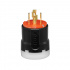 Arrow Hart Clavija Media Vuelta AHCL1430P, 125 - 250V, 30A, Negro/Naranja  1