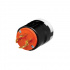 Arrow Hart Clavija Media Vuelta AHCL1430P, 125 - 250V, 30A, Negro/Naranja  2