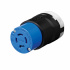 Arrow Hart Conector de Media Vuelta AHCL1520C, 20A, 250V, NEMA L15-20R, Negro/Azul  2