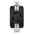 Arrow Hart Tomacorriente AHCL1830R, 1 Enchufes, 120 - 208V, 30A, Negro