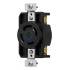 Arrow Hart Tomacorriente AHCL1830R, 1 Enchufes, 120 - 208V, 30A, Negro - Imagen adicional 1