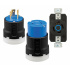 Arrow Hart Conector de Media Vuelta AHCL620C, 20A, 125V, NEMA  L6-20, Negro/Azul  1
