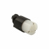 Arrow Hart Conector de Nylon CWL715C, 15A, 277V, Negro/Blanco  3