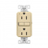 Arrow Hart Tomacorriente GF15V, 2 Enchufes, 125V, 15A, Marfil