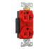 Arrow Hart Tomacorriente IG8300RD, 2 Enchufes, 125V, 20A, Rojo  3