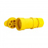 Arrow Hart Tomacorriente L1520CW, 1 Enchufes, 250V, 20A, Amarillo - Imagen adicional 1