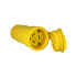 Arrow Hart Tomacorriente L820CW, 1 Enchufes, 250V, 20A, Amarillo