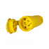 Arrow Hart Tomacorriente L820CW, 1 Enchufes, 250V, 20A, Amarillo - Imagen adicional 1