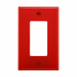 Arrow Hart Placa para Pared PJ26RD, 1 Puerto, 1 Pieza, Rojo