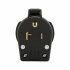 Arrow Hart Clavija, 30A, 125V, Negro  1